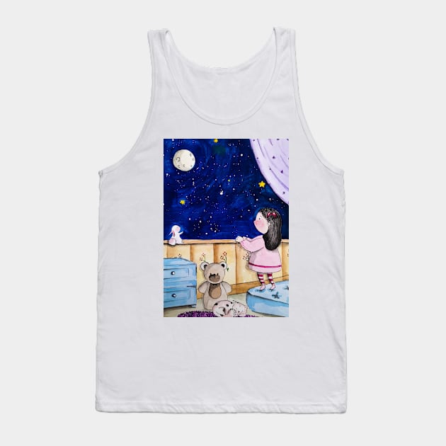 Twinkle Twinkle Little Star Tank Top by Canvases-lenses